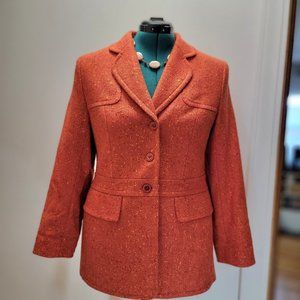 Escada Vintage size 42 orange jacket. Like new.